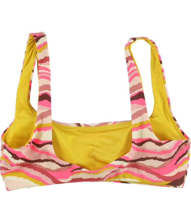 American Eagle Womens Multi-Tone Bikini Swim Top