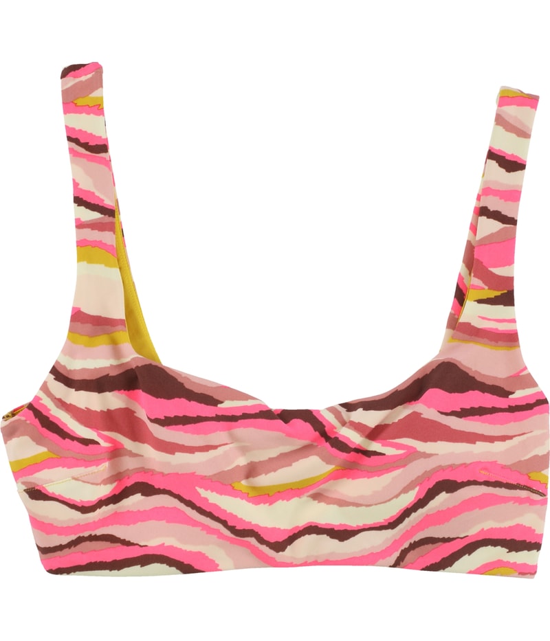 American Eagle Womens Multi-Tone Bikini Swim Top