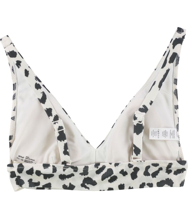 American Eagle Womens Animal Print Bikini Swim Top