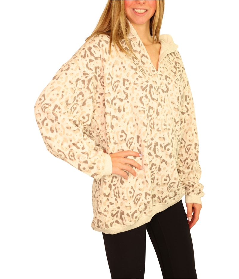 American Eagle Womens Leopard Sweatshirt