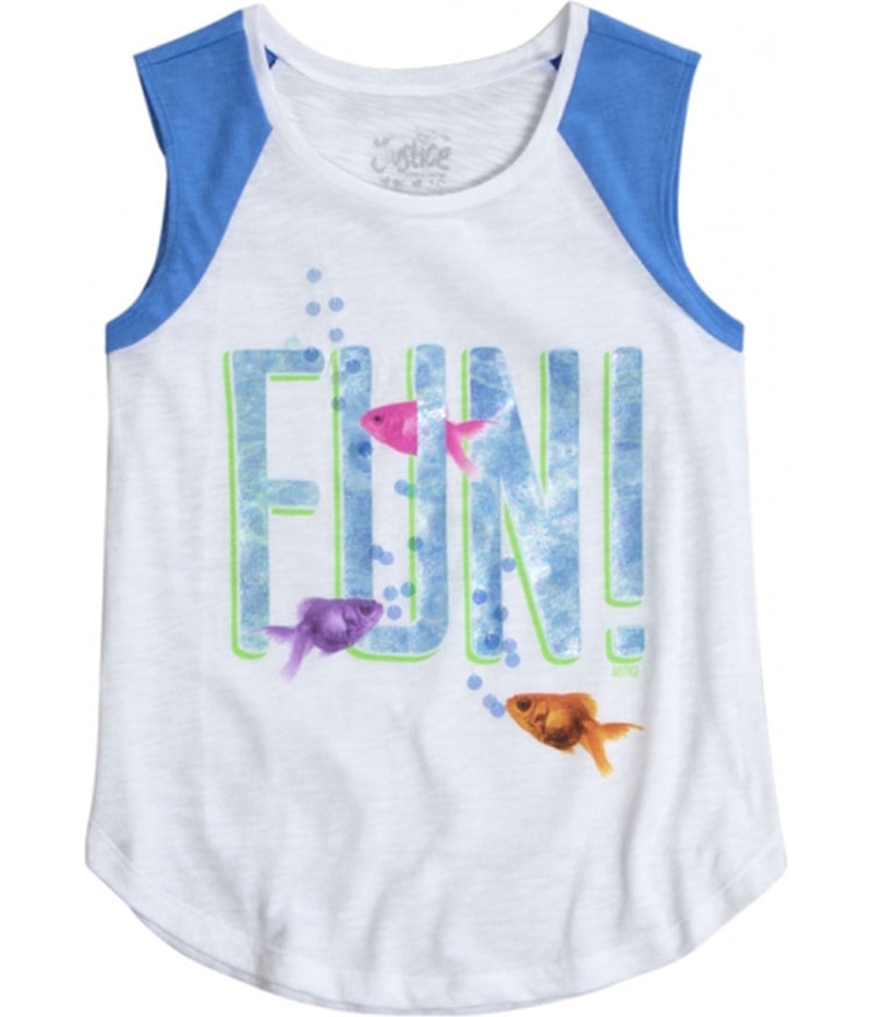 Justice Girls Fun! Fish Graphic T-Shirt