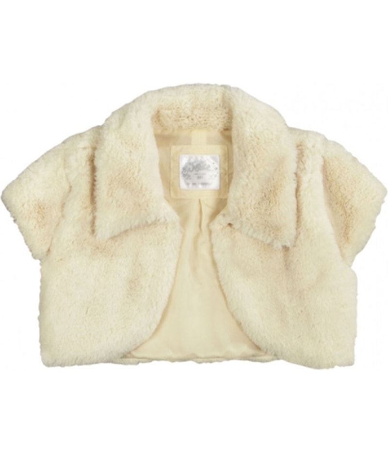 Justice Girls Faux Fur Bolero Jacket