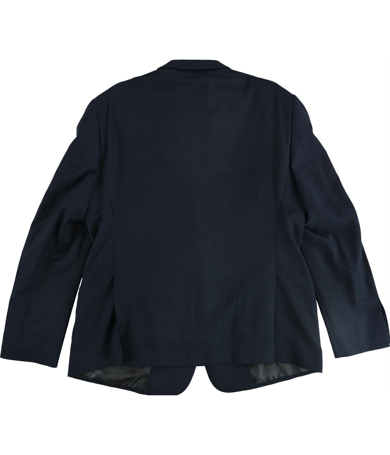 Armani Mens Texture Solid Two Button Blazer Jacket