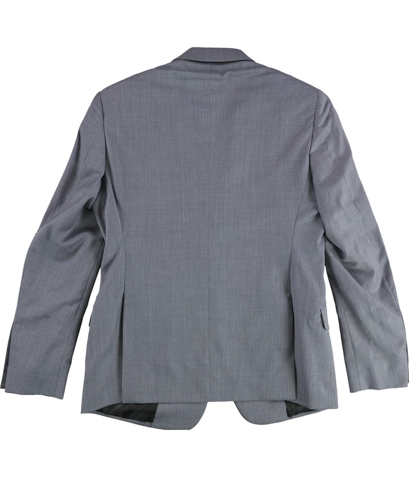 Armani Mens Solid Super Fine Wool Two Button Blazer Jacket, view 2