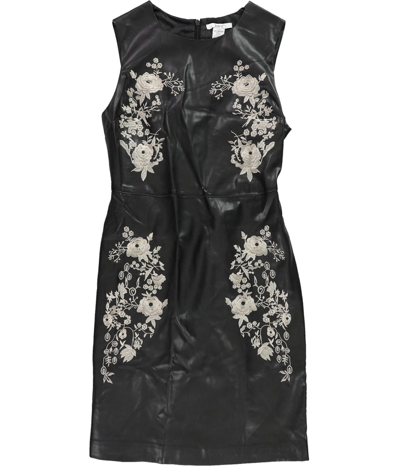 bar III Womens Embroidered Bodycon Pencil Dress