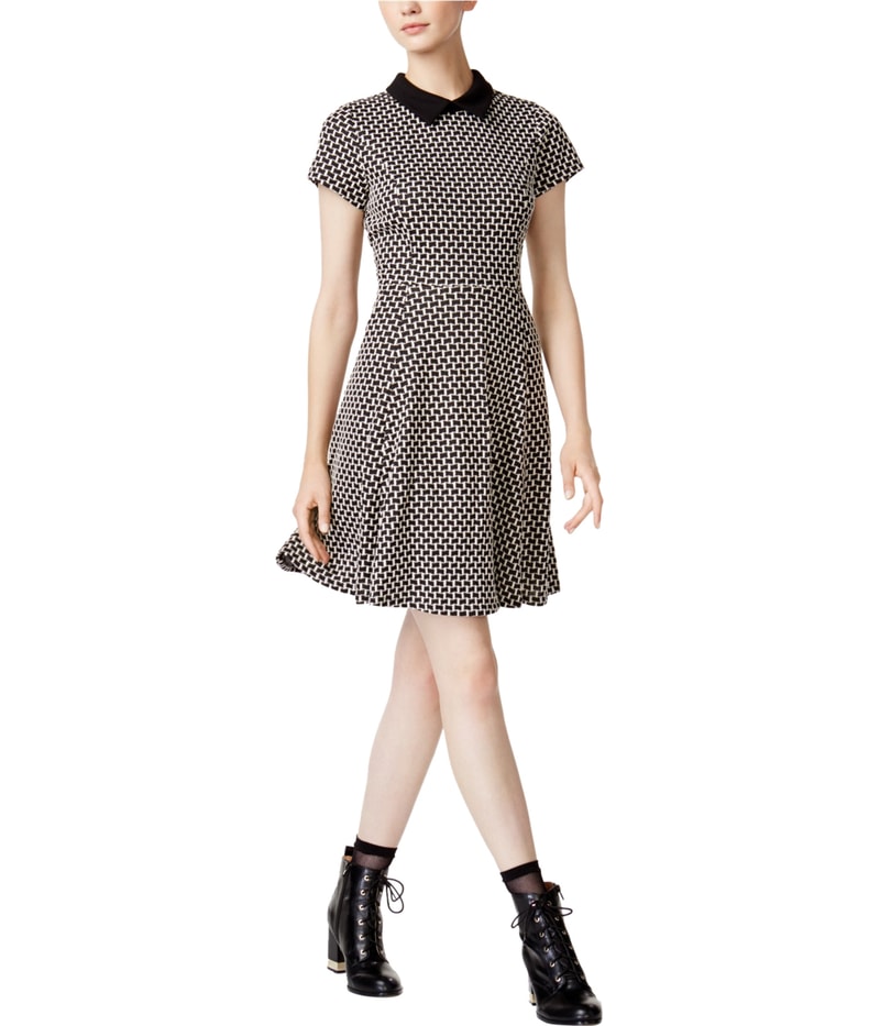 maison Jules Womens Combo A-line Dress