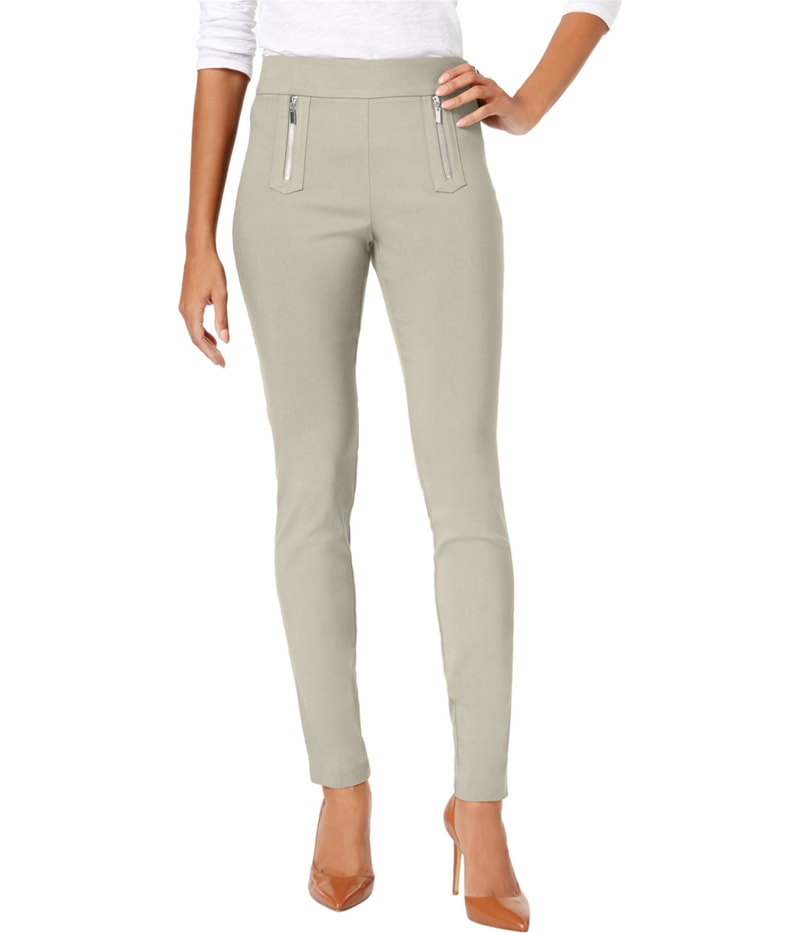 I.N.C Womens Curvy-Fit Straight Leg Curvy Casual Pants
