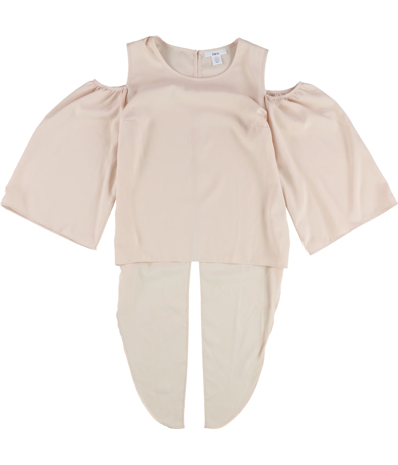 bar III Womens Cold-Shoulder Shell Blouse