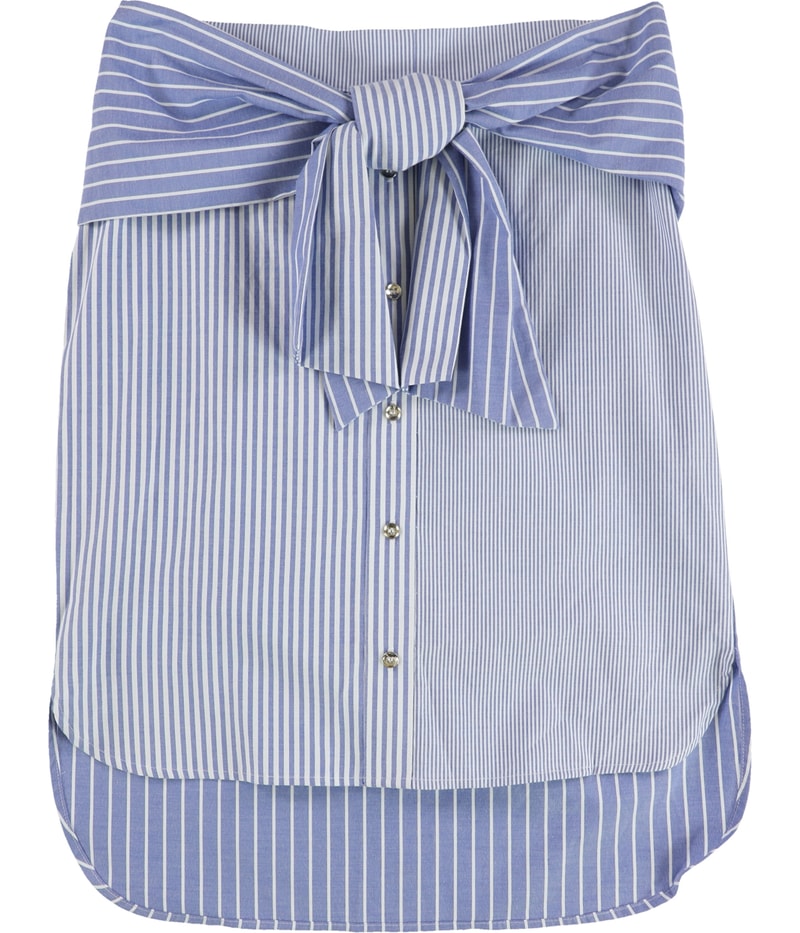 bar III Womens Striped High-Low Skirt