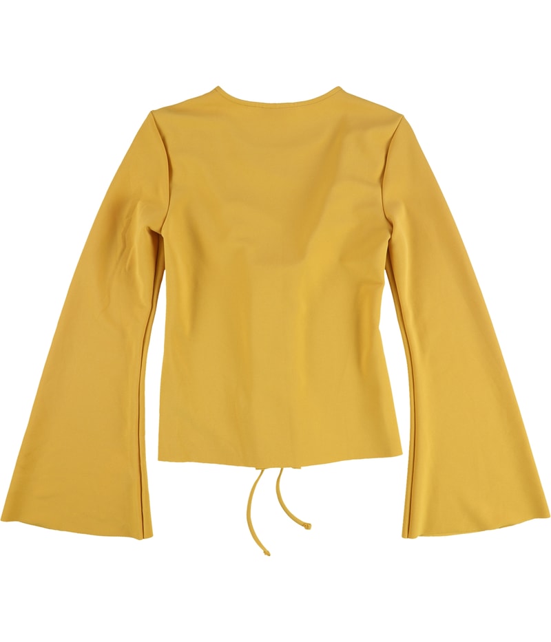bar III Womens Corset Knit Blouse