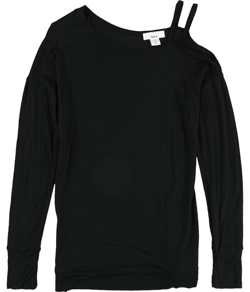 bar III Womens Strappy Knit Blouse