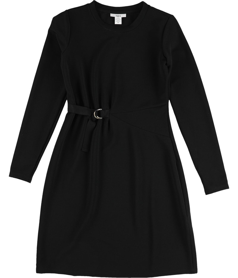 bar III Womens Belt Shift Dress