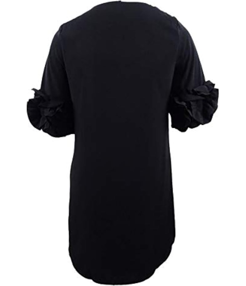 Alfani Womens Ruffle Sleeve Cocktail A-line Dress