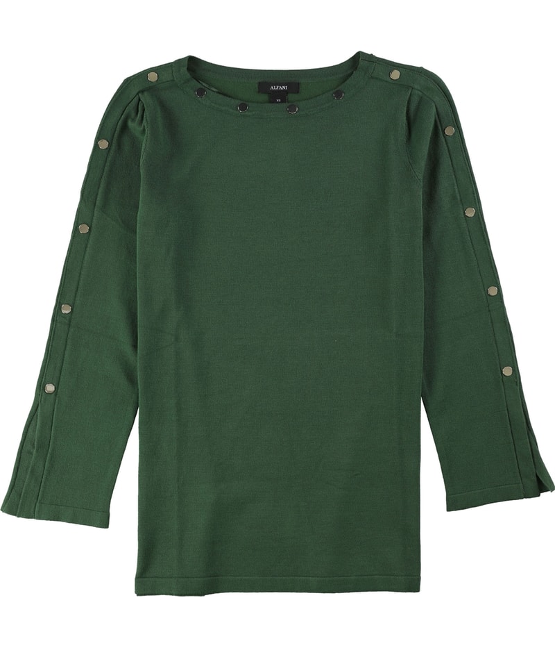 Alfani Womens Embellished Pullover Sweater