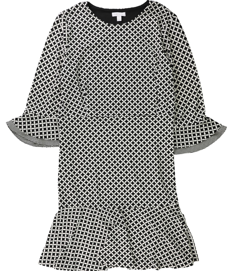 Charter Club Womens Diamond Ruffled Dress