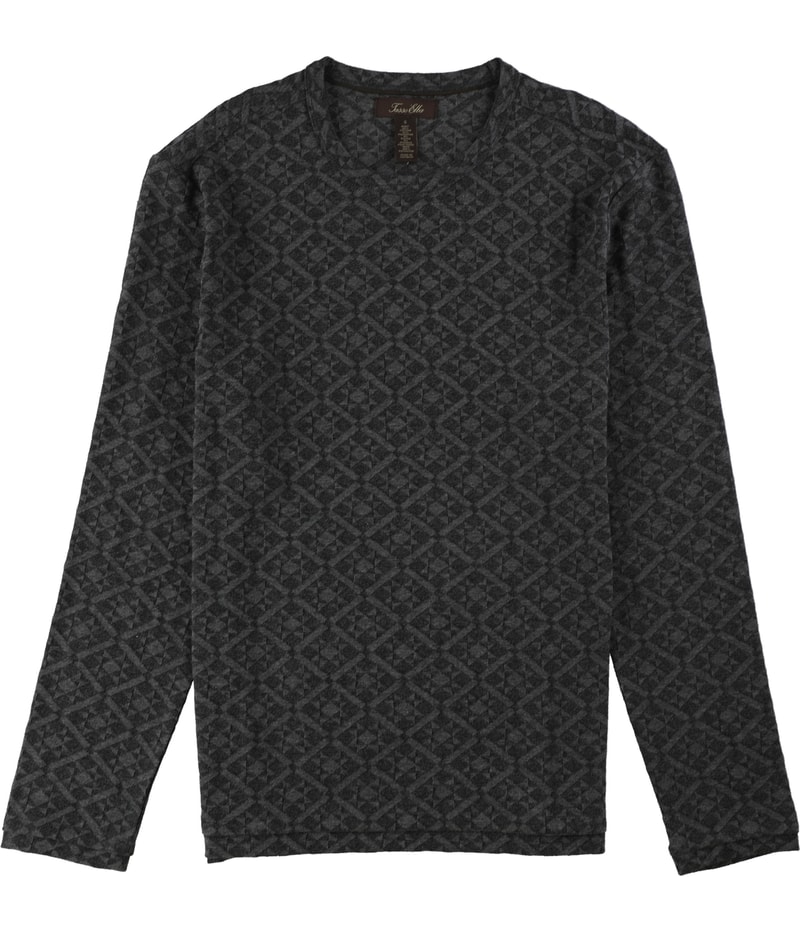 Tasso Elba Mens Medallion Pullover Sweater