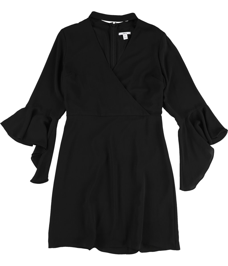 bar III Womens Bell Sleeve A-line Dress
