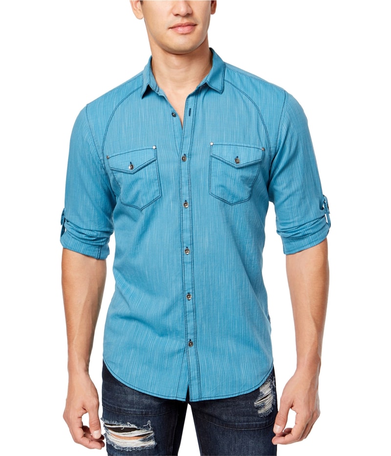 I.N.C Mens Vera Button Up Shirt