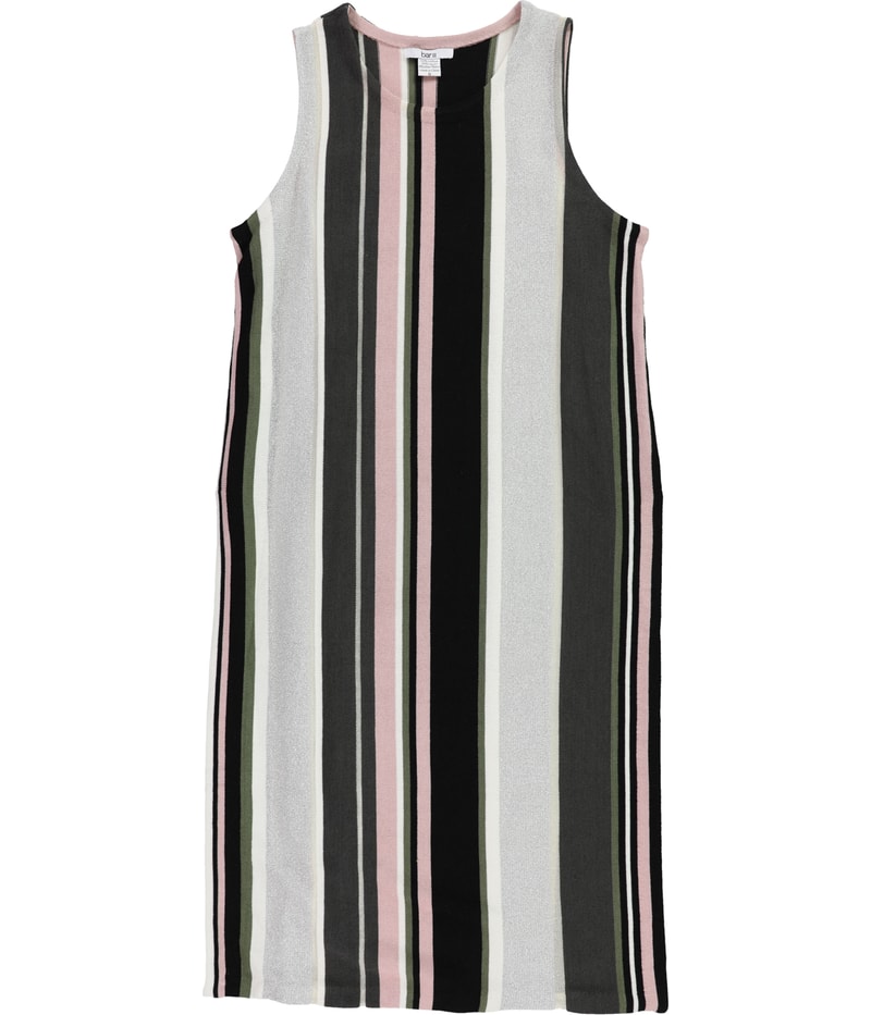 bar III Womens Striped Tunic Sweater