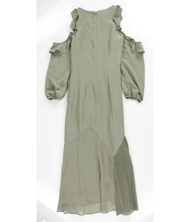 bar III Womens Cold Shoulder A-line Dress