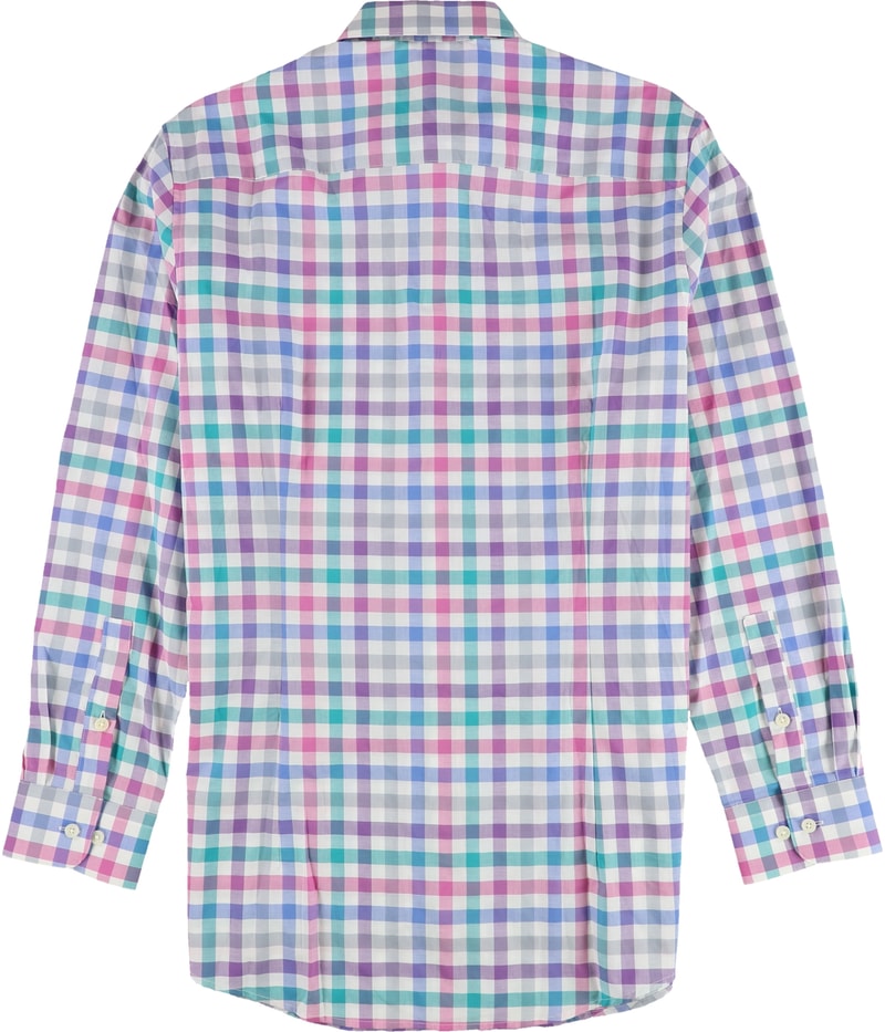 bar III Mens Plaid Stretch Button Down Dress Shirt