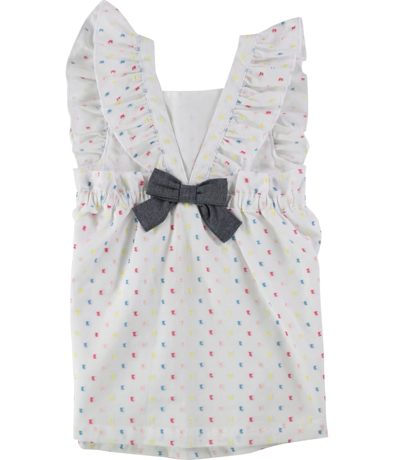 First Impressions Girls Apron A-line Dress