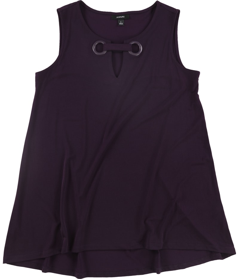 Alfani Womens Grommet Sleeveless Blouse Top