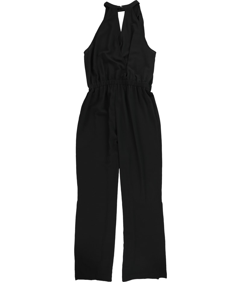 bar III Womens Belted Wide-Leg Jumpsuit