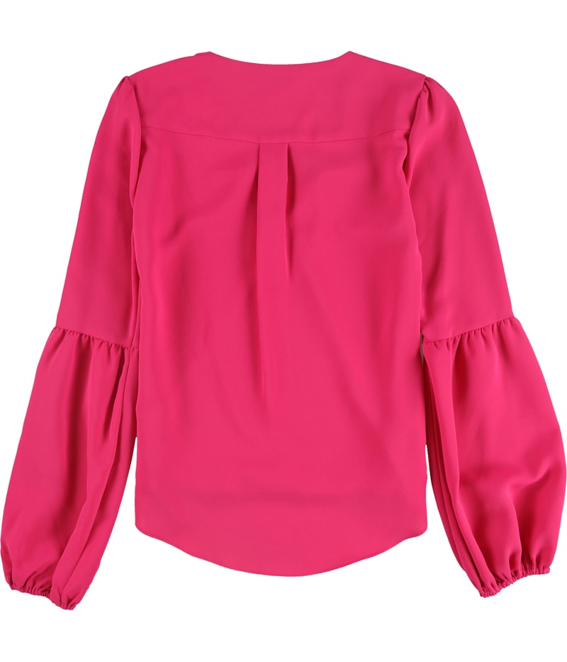 bar III Womens Blouson Sleeve Knit Blouse