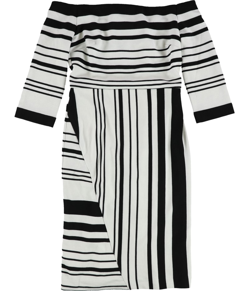 bar III Womens Striped Bodycon A-line Dress
