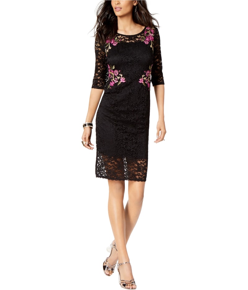Thalia Sodi Womens Lace A-line Dress