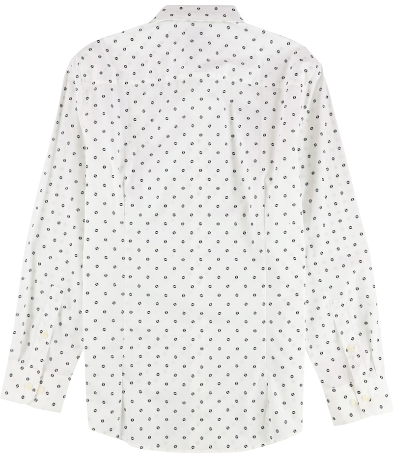 bar III Mens Max Record Button Down Dress Shirt