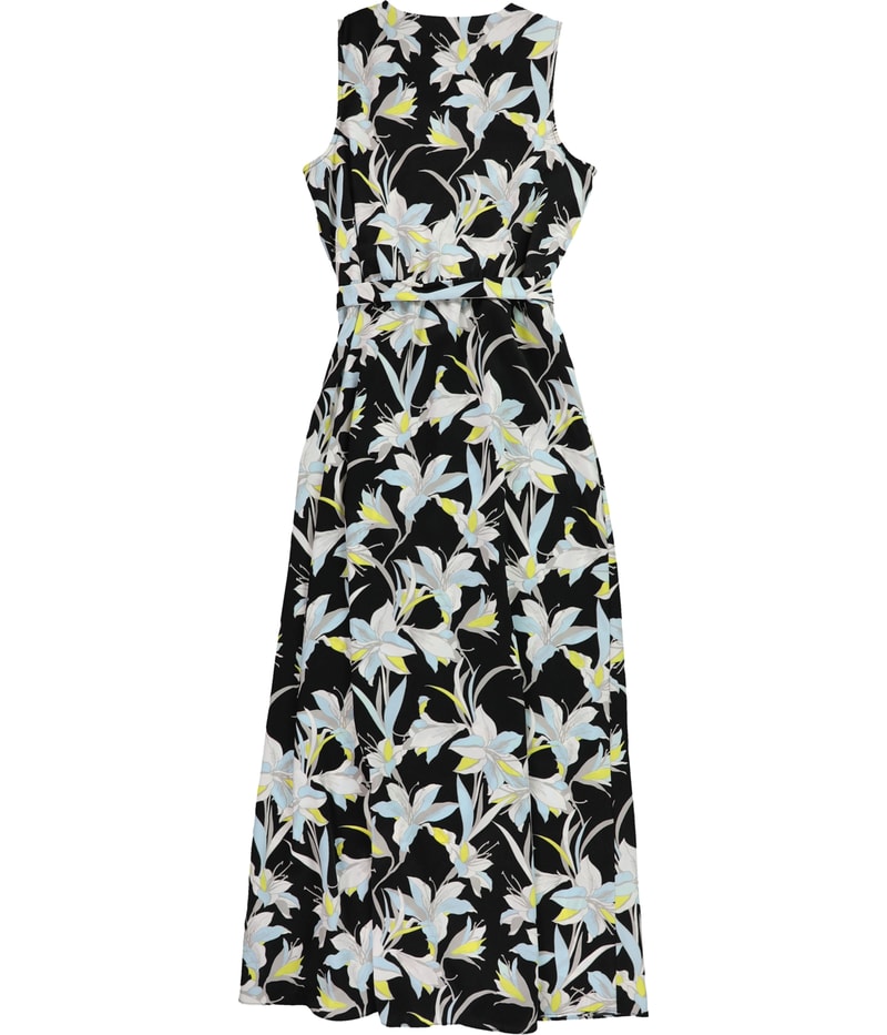 bar III Womens Floral Printed Wrap Maxi Dress