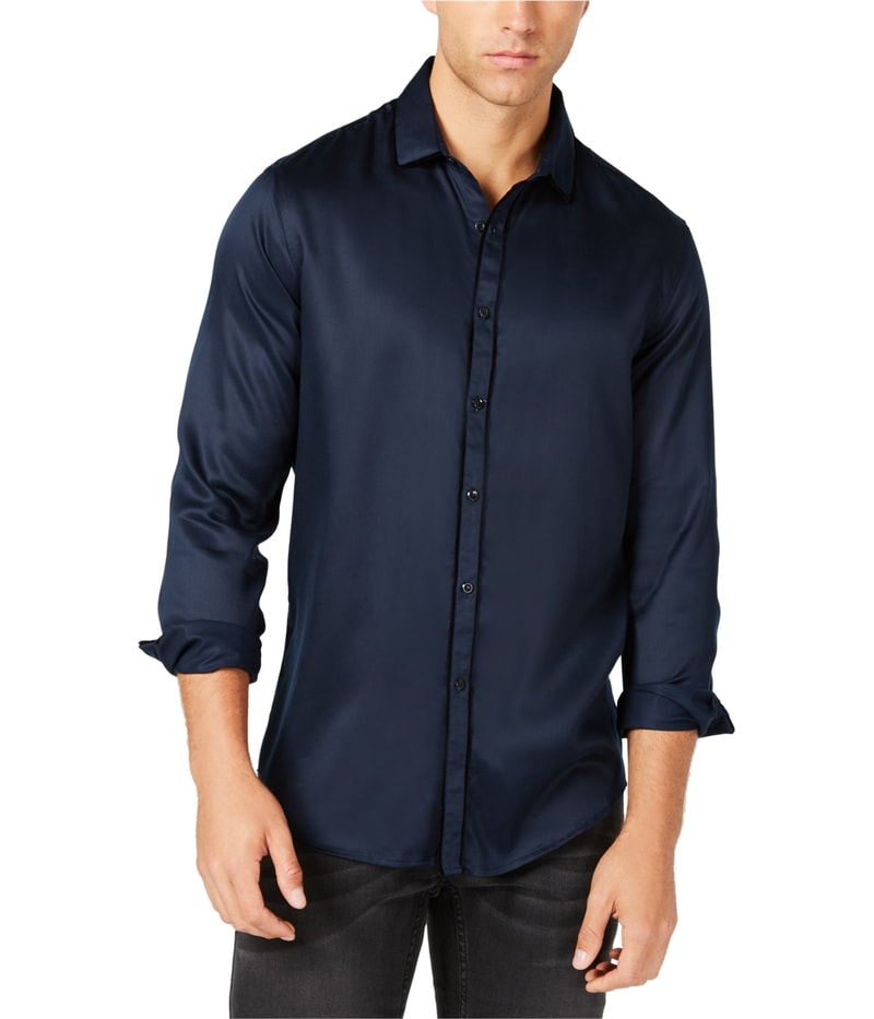 I.N.C Mens Party Pajama Button Up Shirt