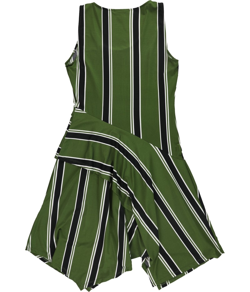 bar III Womens Handkerchief Hem Shift Dress