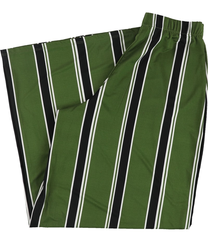 bar III Womens Striped Wide Leg Casual Pants