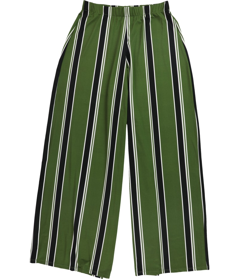 bar III Womens Striped Wide Leg Casual Pants