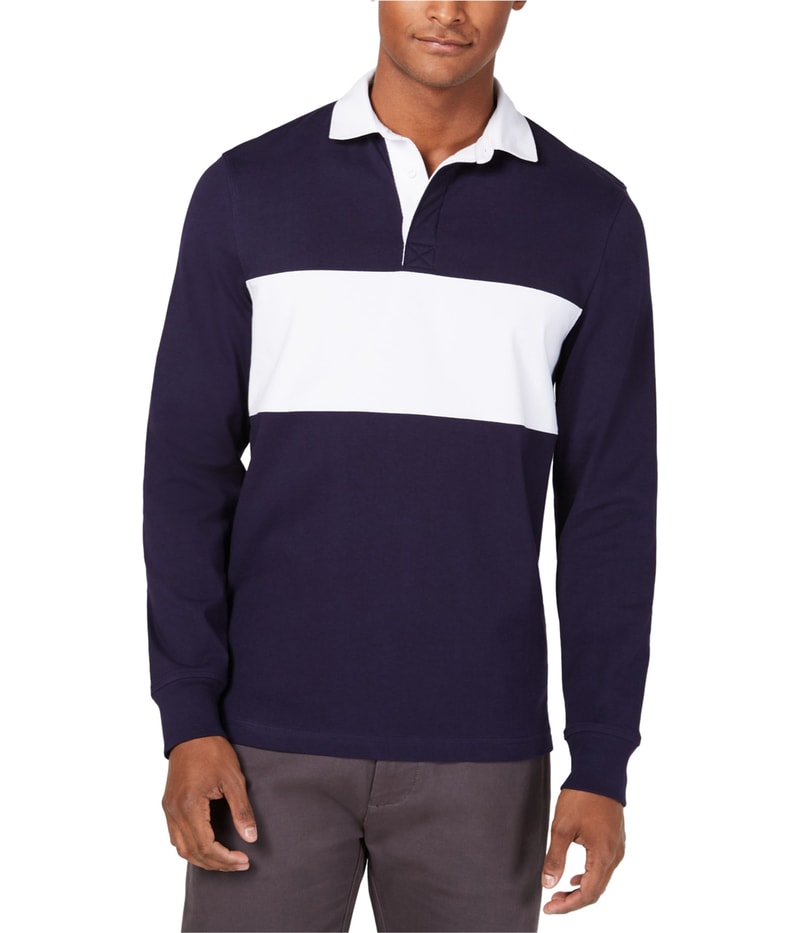 Club Room Mens Colorblocked Polo Shirt