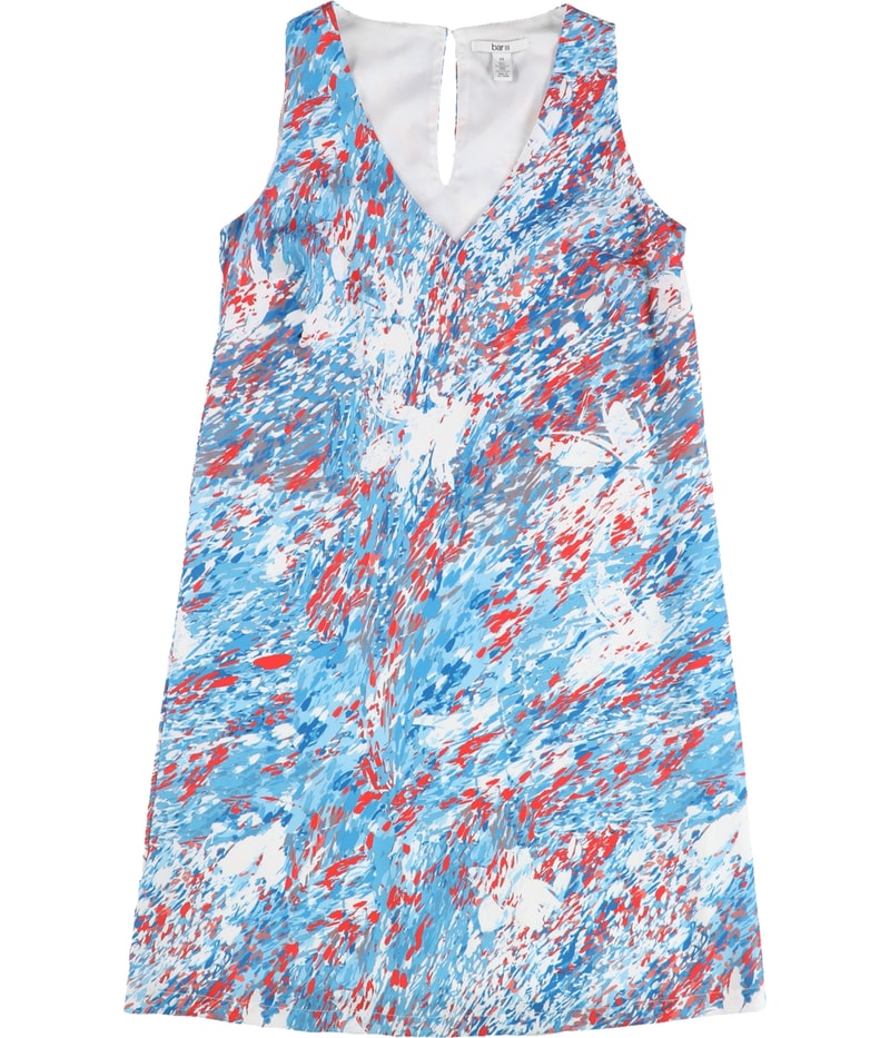bar III Womens Printed Shift Dress
