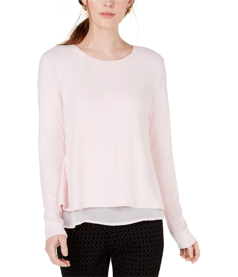 maison Jules Womens Layered Look Shell Blouse