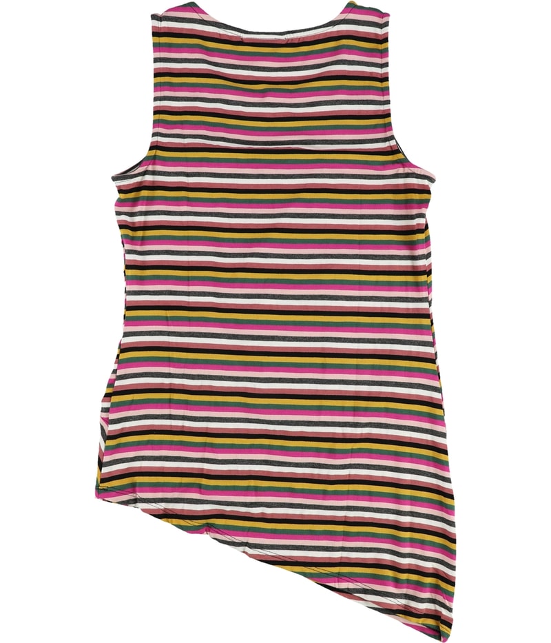 bar III Womens Striped Twist Tank Top