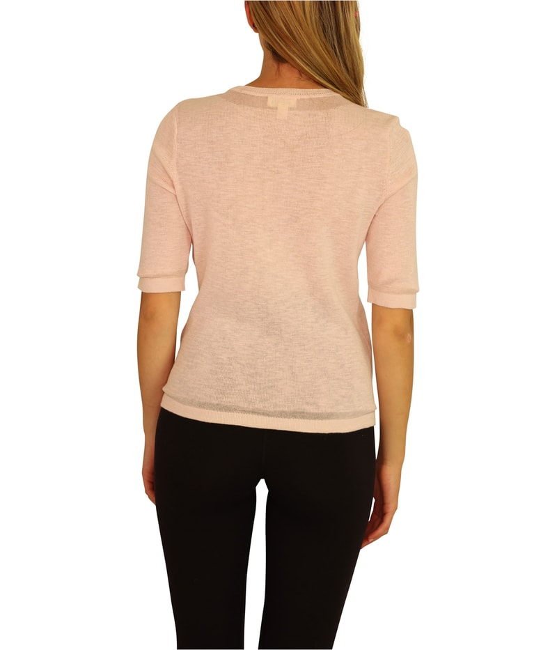 maison Jules Womens Intarsia Pullover Sweater