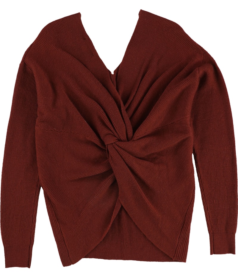 bar III Womens Twist Back Pullover Sweater