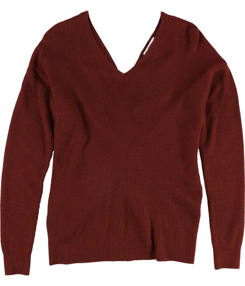 bar III Womens Twist Back Pullover Sweater