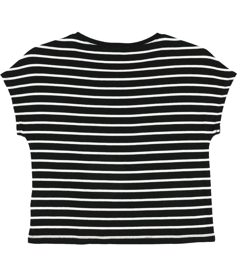 bar III Womens Cropped Basic T-Shirt