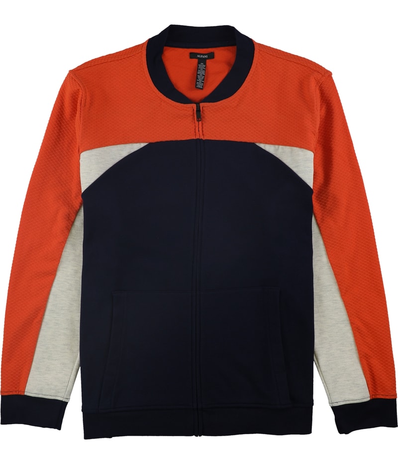 Alfani Mens Colorblocked Bomber Jacket