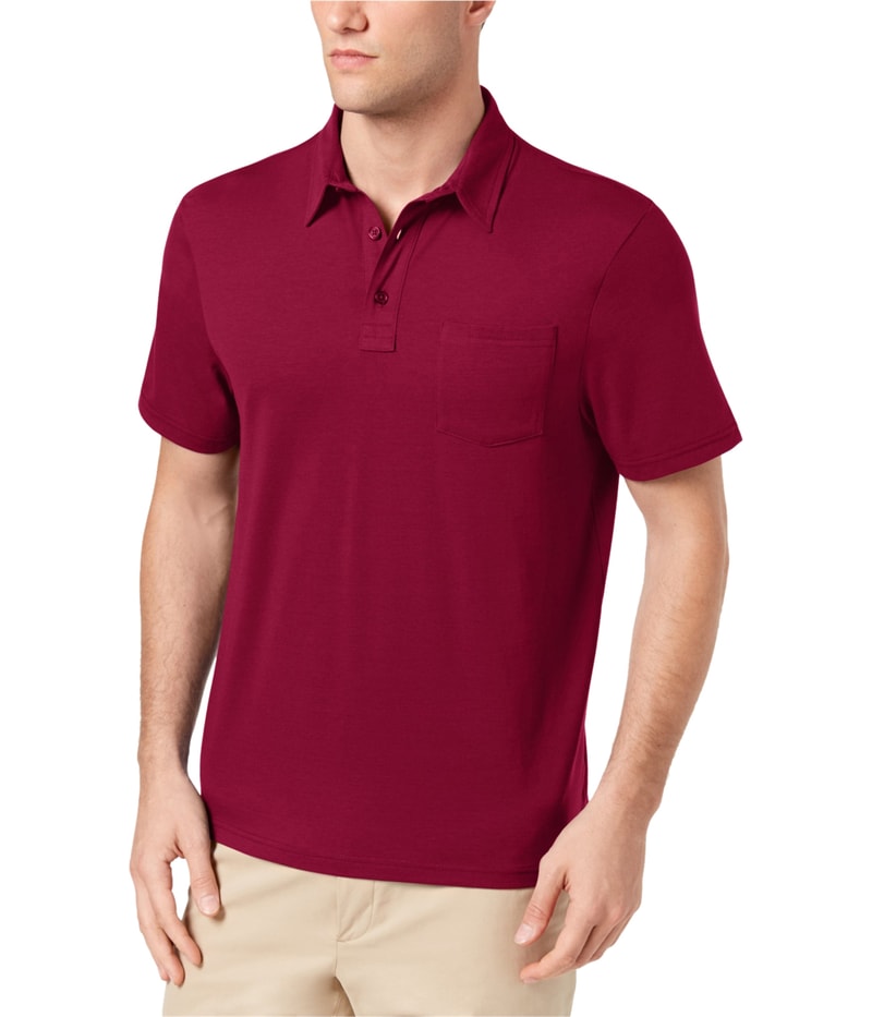 Club Room Mens Pocket Polo Shirt