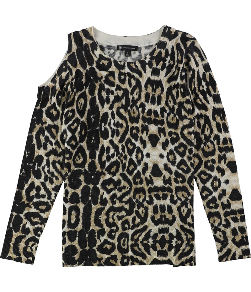 I.N.C Womens Cold Shoulder Pullover Sweater