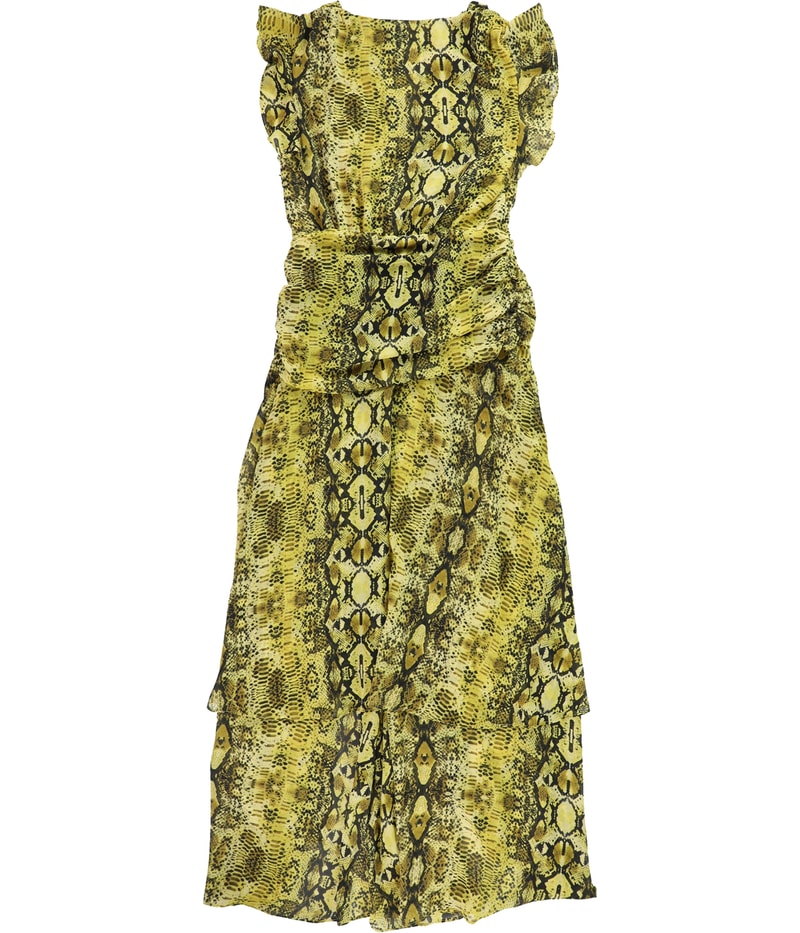 bar III Womens Ruched Maxi Dress
