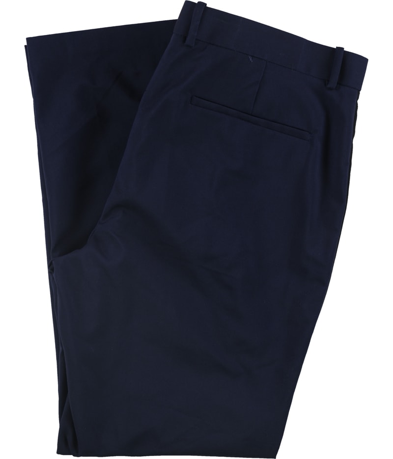 Alfani Mens Side Striped Straight Leg Dress Pant Slacks in Blue, view 2